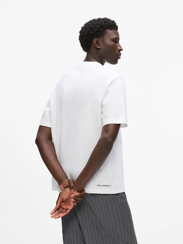 Karl Lagerfeld Majica 'Maison De Karl' | bela barva