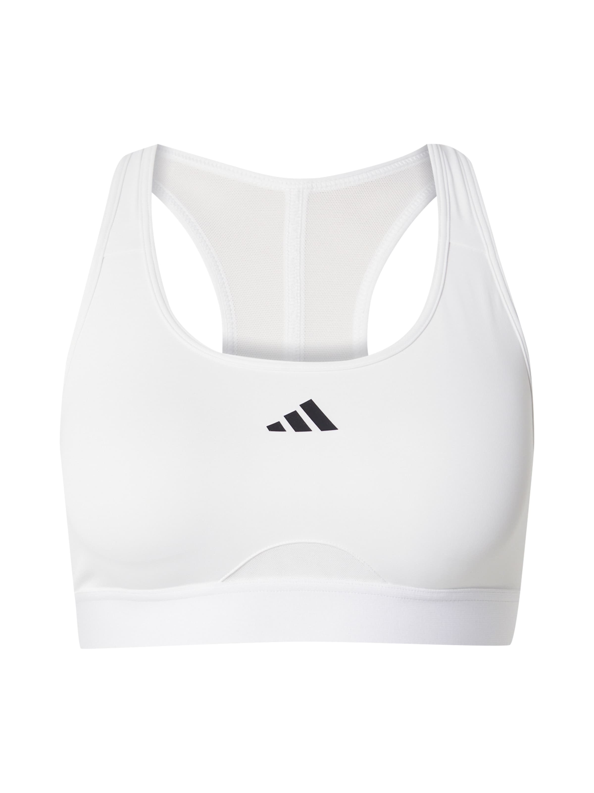 ADIDAS PERFORMANCE - Bustier Sujetador deportivo 'PWRCT' en blanco: frente