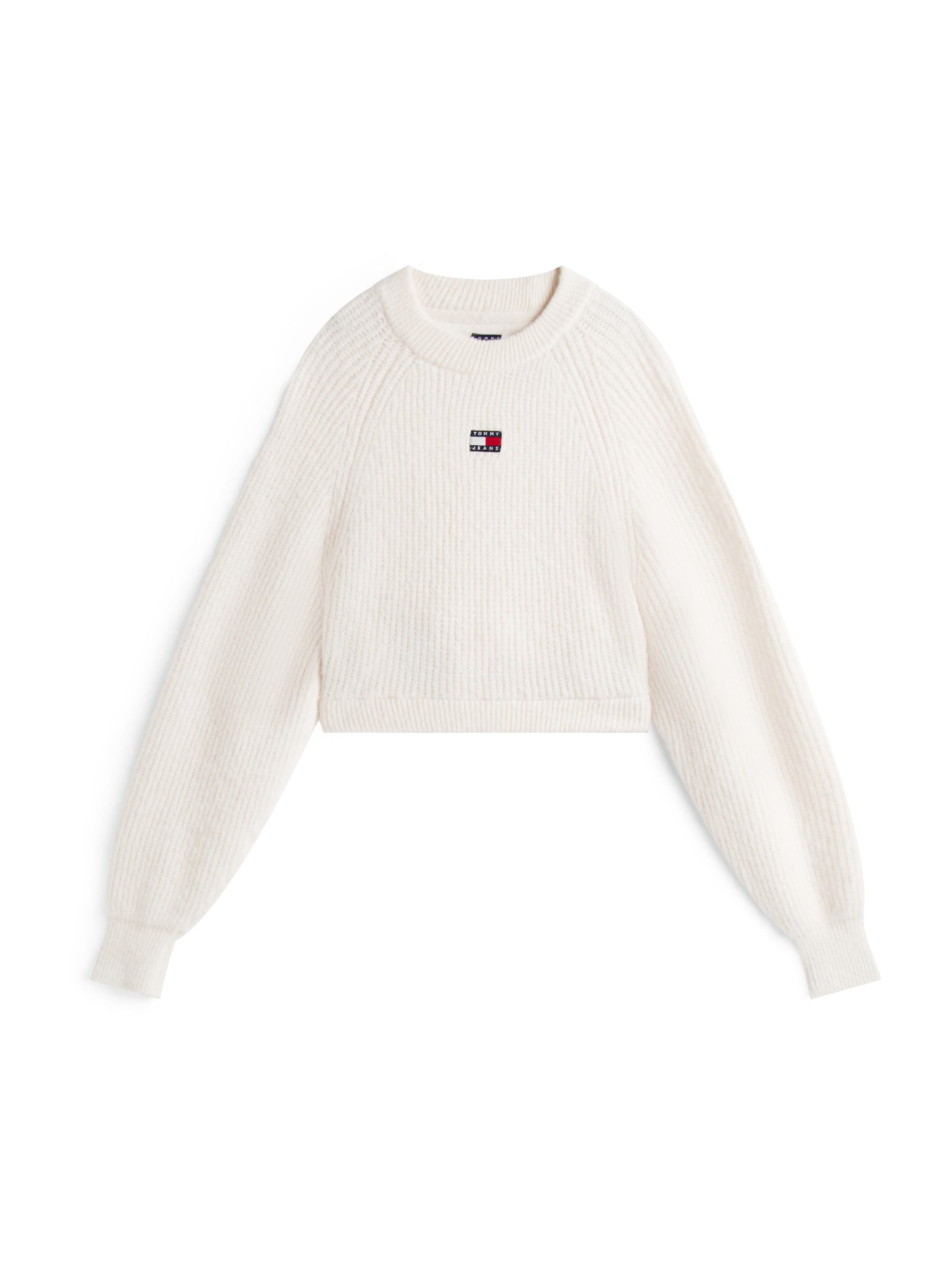 Tommy JeansPulover - bijela boja: prednji dio