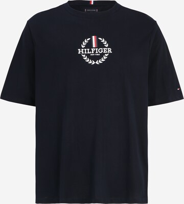 Tommy Hilfiger Big & Tall T-Shirt in Blau: predná strana