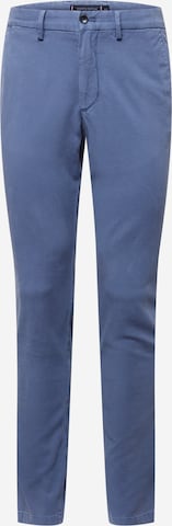 Coupe slim Pantalon chino 'BLEECKER' TOMMY HILFIGER en bleu : devant