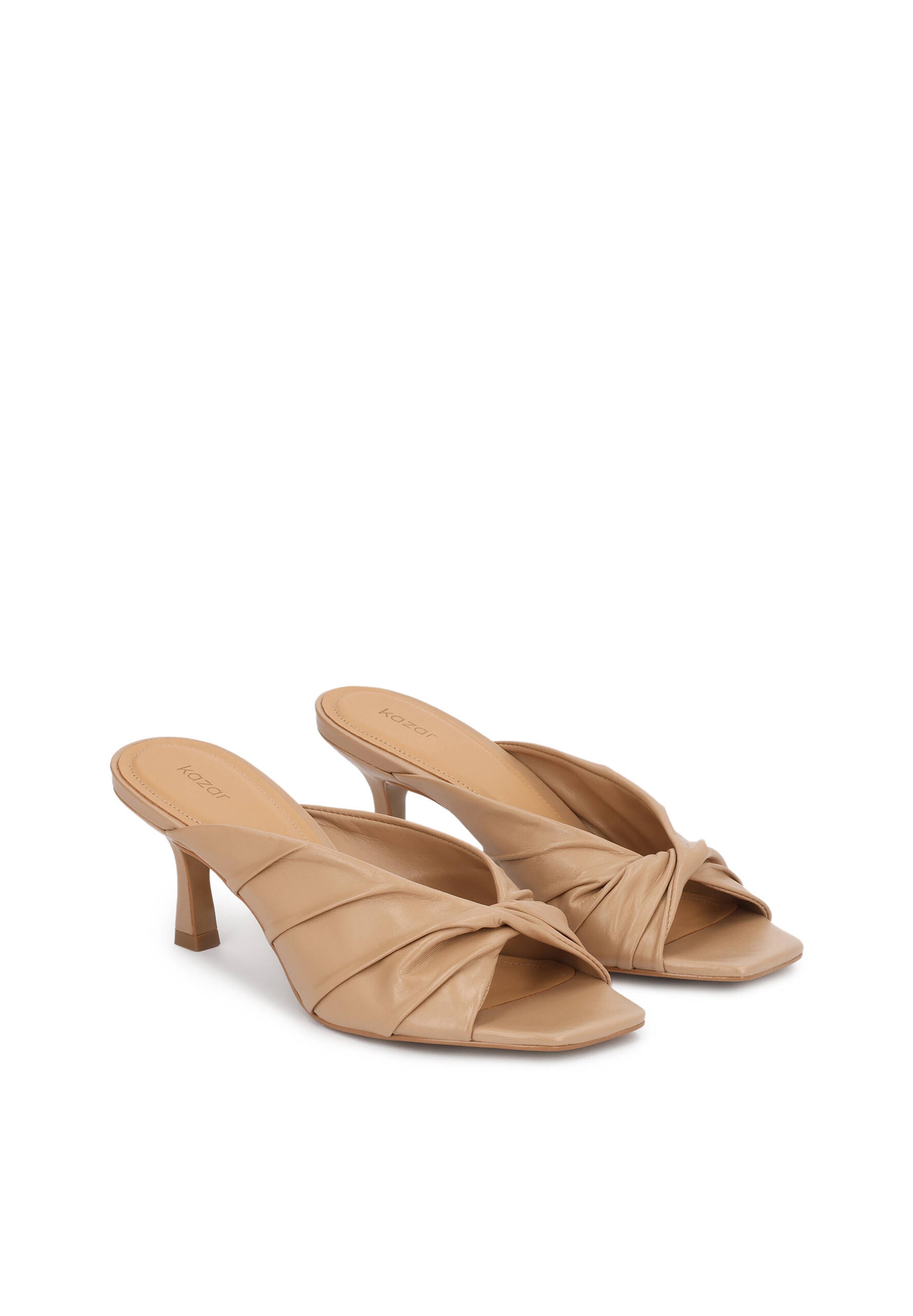 Kazar Mule in Beige