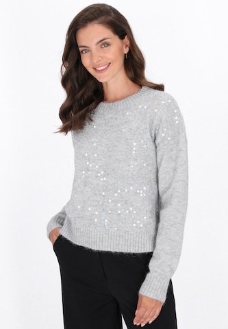 Usha - Jersey 'Fashion Look' en gris: frente
