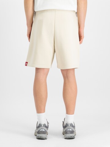 ALPHA INDUSTRIES Regular Trousers in Beige