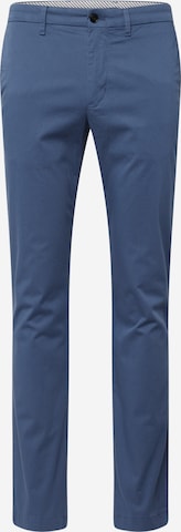 TOMMY HILFIGER Slimfit Chino hlače 'DENTON' | modra barva: sprednja stran