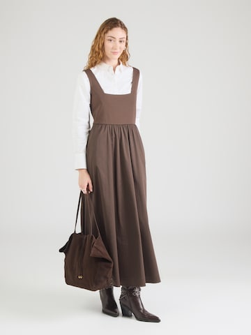 COMMA Dress in Brown: front
