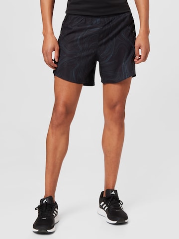 ADIDAS SPORTSWEAR Regular Sports trousers 'Designed for Running for the Oceans' in Black: front