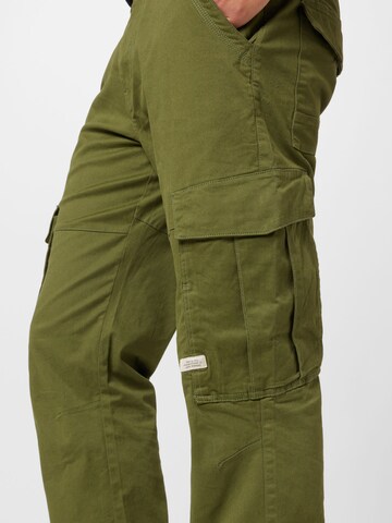 Regular Pantalon cargo BLEND en vert