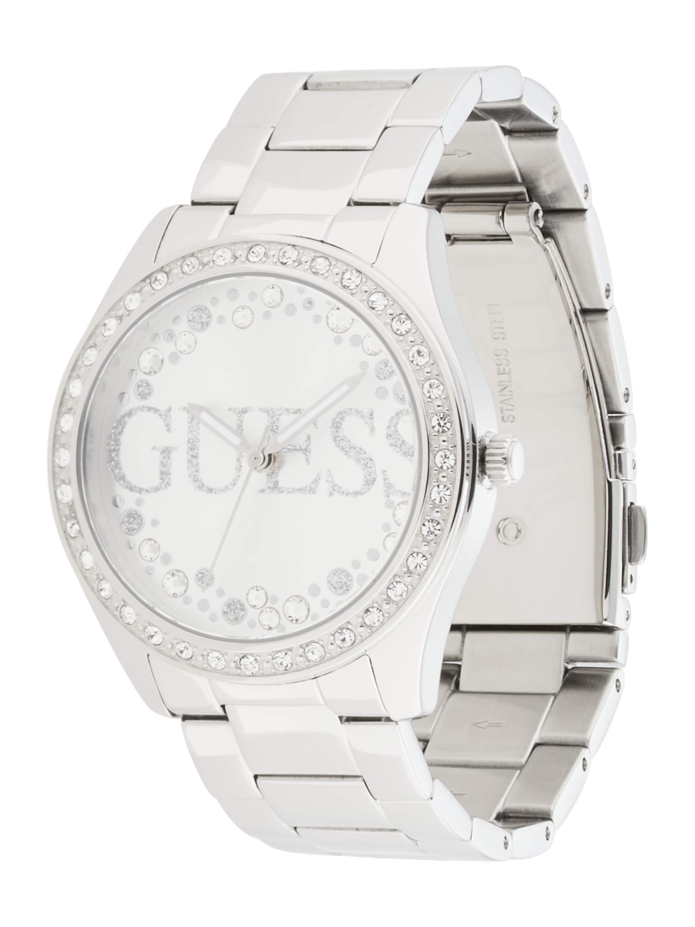 GUESS Uhr 'LUST' in Silber: Vorderseite