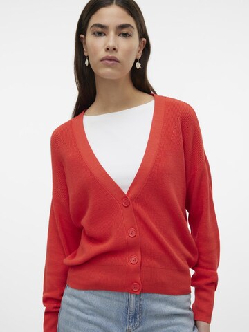 Cardigan 'New Lexsun' VERO MODA en rouge