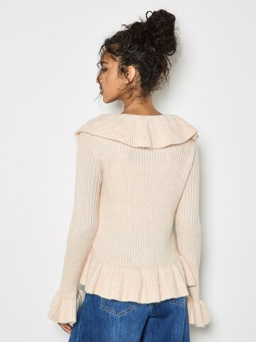 Cardigan Apricot en beige
