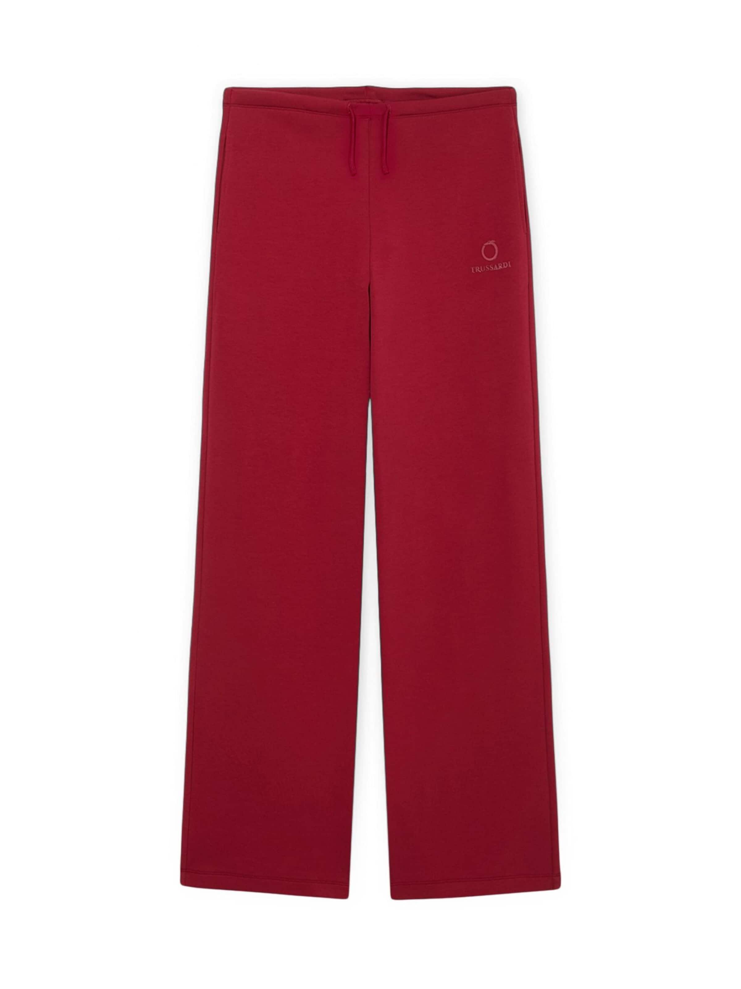 Trussardi - Pantalón en rojo: frente