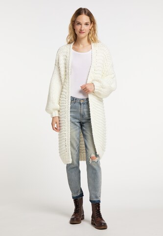 DreiMaster Vintage Knit Cardigan in White