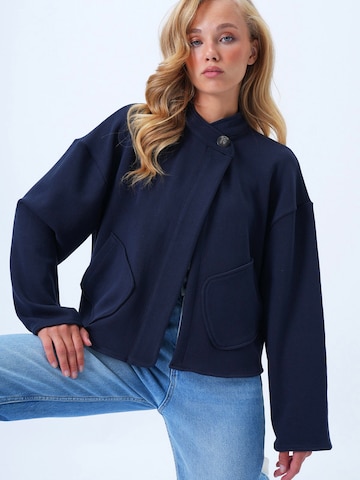 Trend Alaçatı Stili Átmeneti dzseki - kék