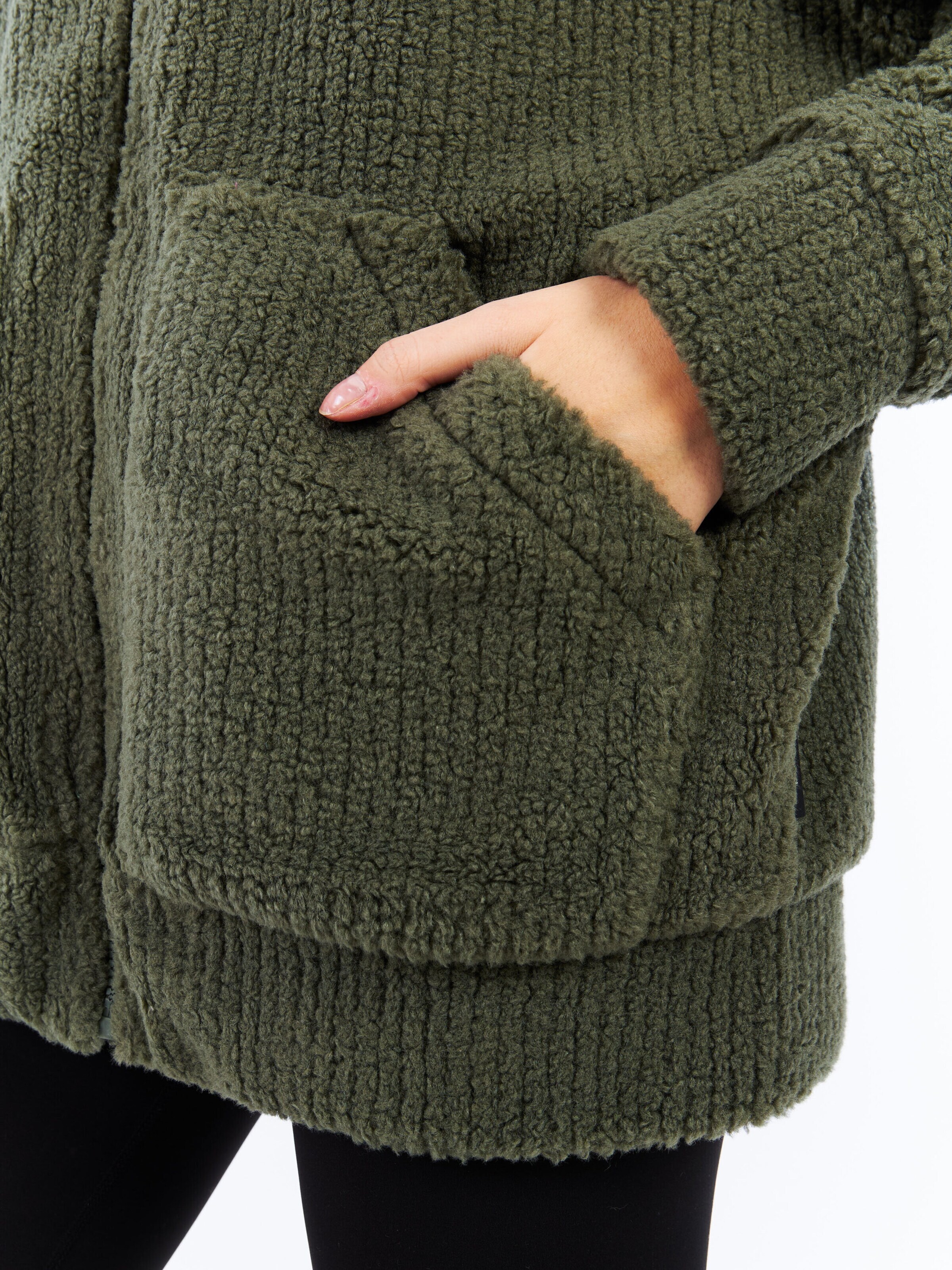 PROTEST Fleece jas 'PRTSophy' in Groen