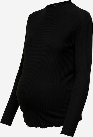 Only Maternity Sweater in Black: front