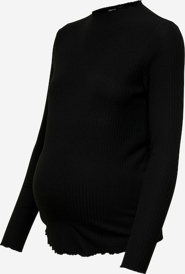 Only Maternity Pull-over en noir, Vue avec produit