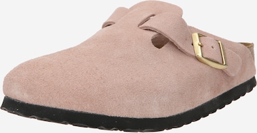 BIRKENSTOCK - Zapatos abiertos 'Boston' en rosa: frente