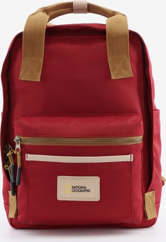 National Geographic Backpack 'Legend' in Red: front