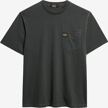 T-Shirt Superdry en noir : devant