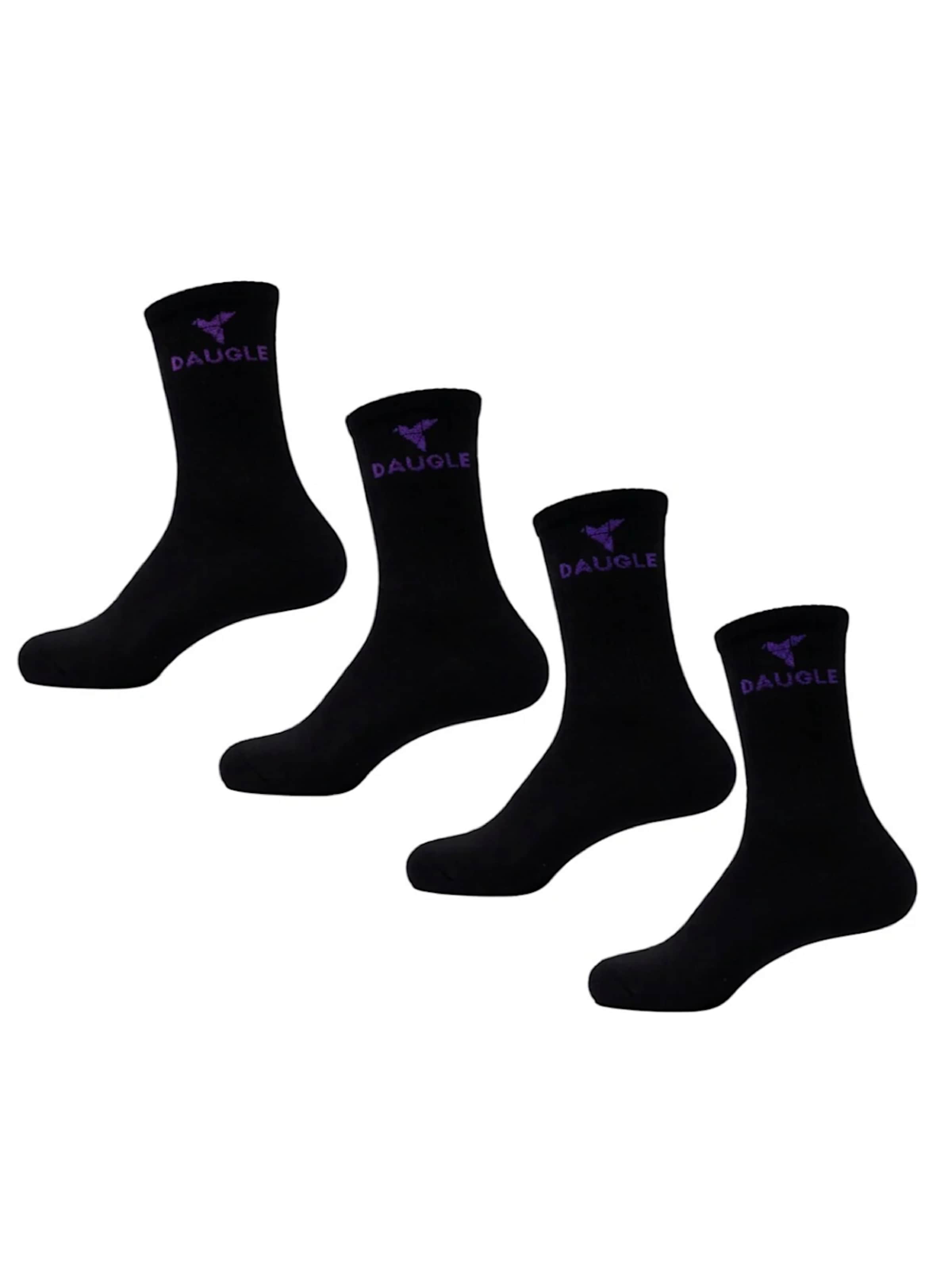 DAUGLE - Calcetines en negro: frente