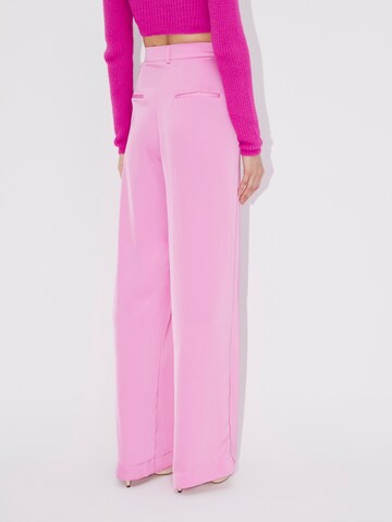 LeGer by Lena Gercke Loose fit Pleat-Front Pants 'Josy' in Pink