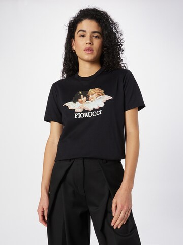 T-shirt Fiorucci en noir : devant