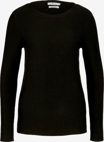 Pull-over TOM TAILOR en noir : devant