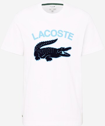 LACOSTE Μπλουζάκι 'Core' σε λευκό: μπροστά