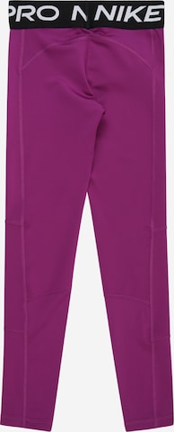 NIKE - Skinny Pantalón deportivo 'Pro' en lila