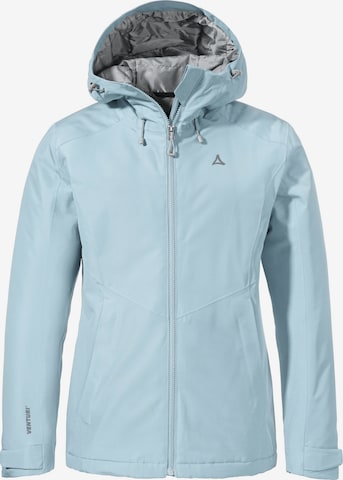 Schöffel Outdoorjas 'Wildkar WMS' in Blauw: voorkant
