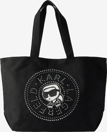 Karl Lagerfeld Ostoskassi 'IKON CIRCLE' värissä musta: etupuoli