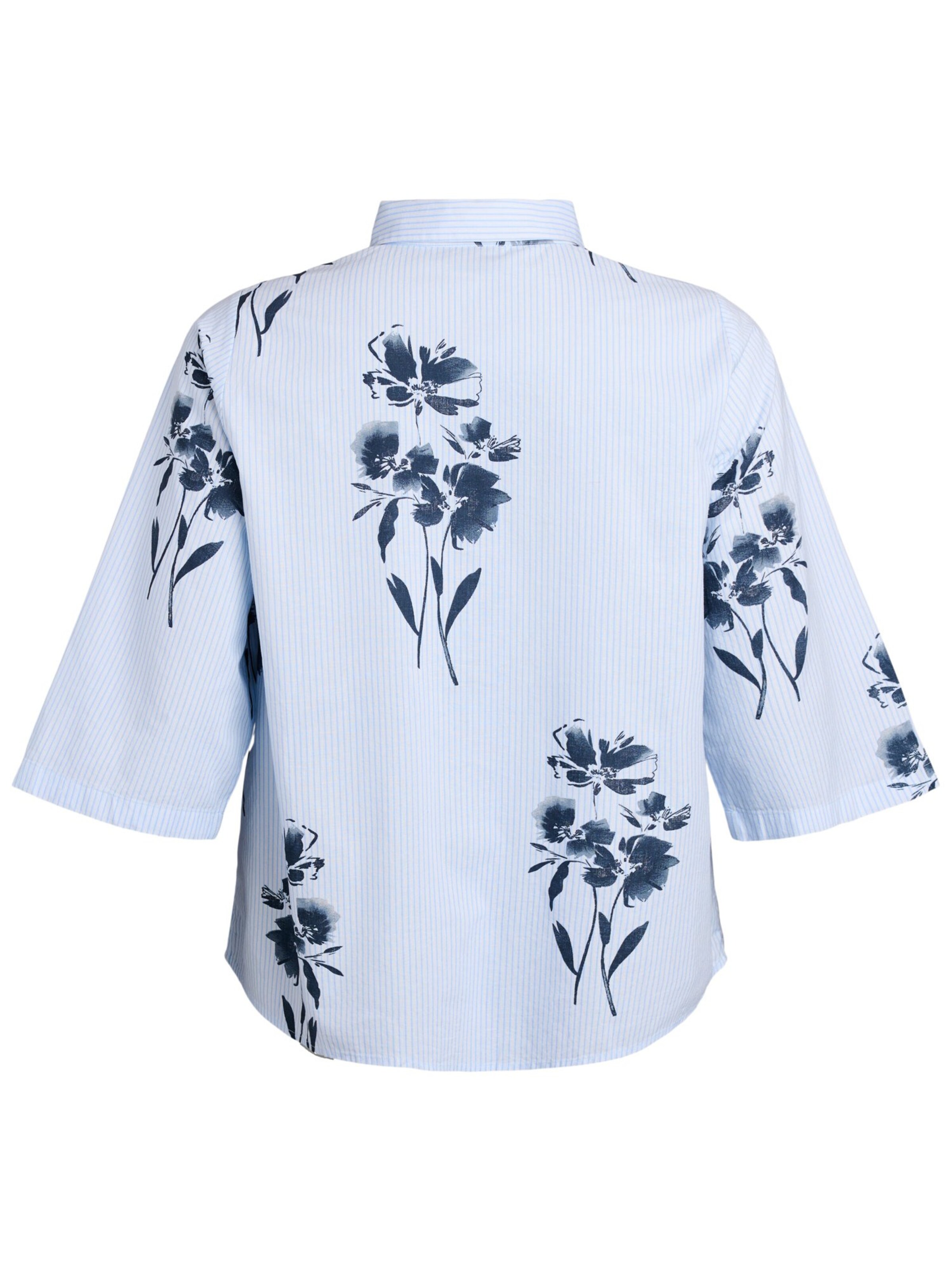 Zizzi Bluse 'Evarsha' in Blau