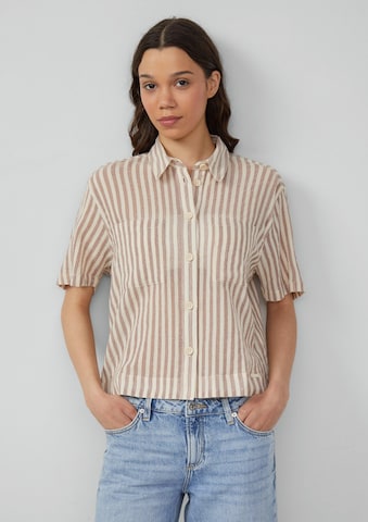 QS Blouse in Pink: front