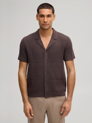 JOOP! Jeans Regular fit Overhemd 'Ilkor' in Bruin: voorkant