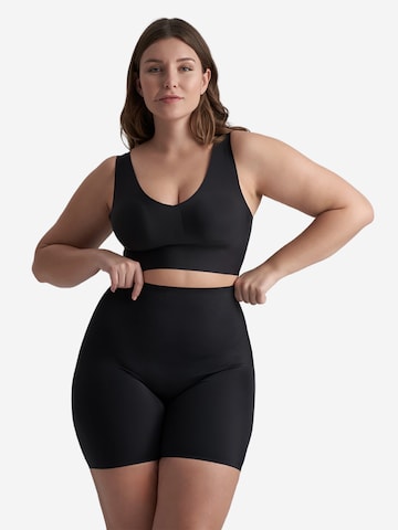 Bye Bra - Pantalón moldeador en negro: frente