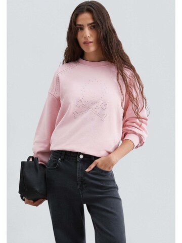 Sweat-shirt Scalpers en rose : devant
