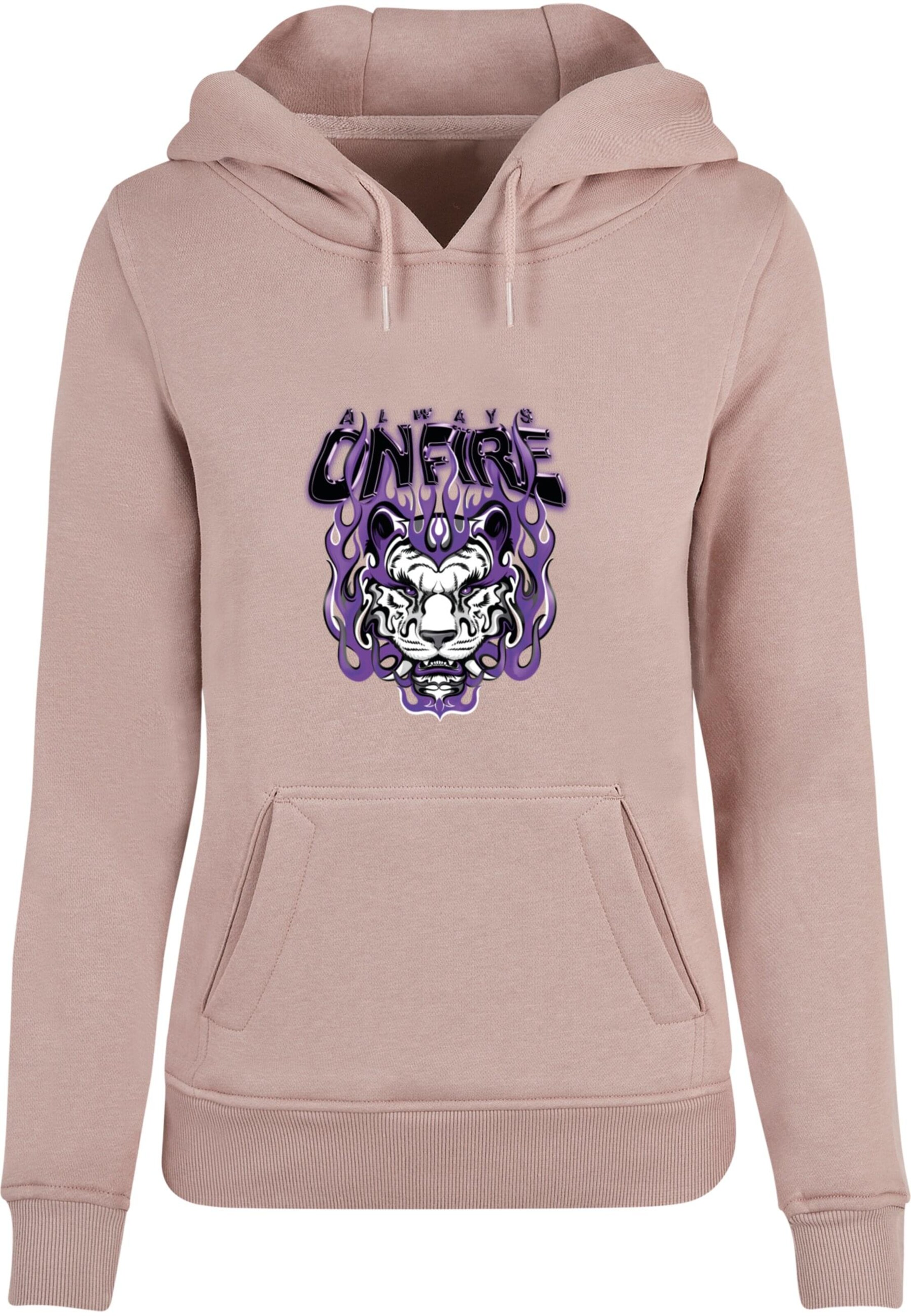 Mister Tee Tréning póló 'Always On Fire' - rózsaszín: elől