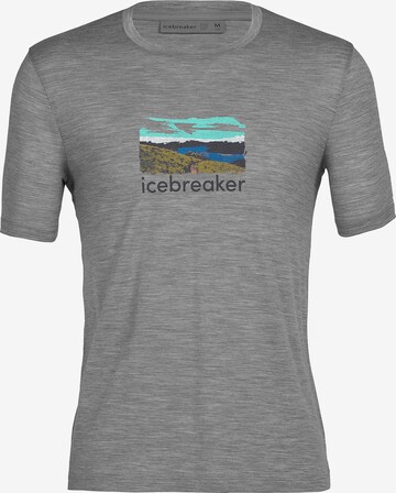 ICEBREAKER T-Shirt 'Tech Lite II' in Grau: predná strana