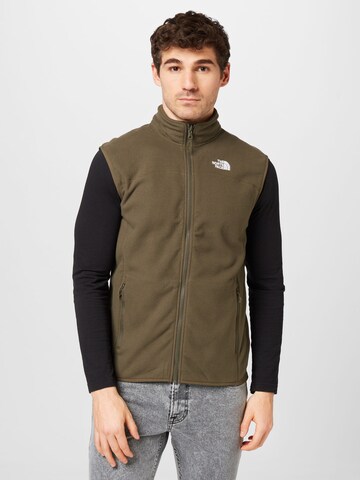 Vestă sport 'GLACIER' de la THE NORTH FACE pe verde: față