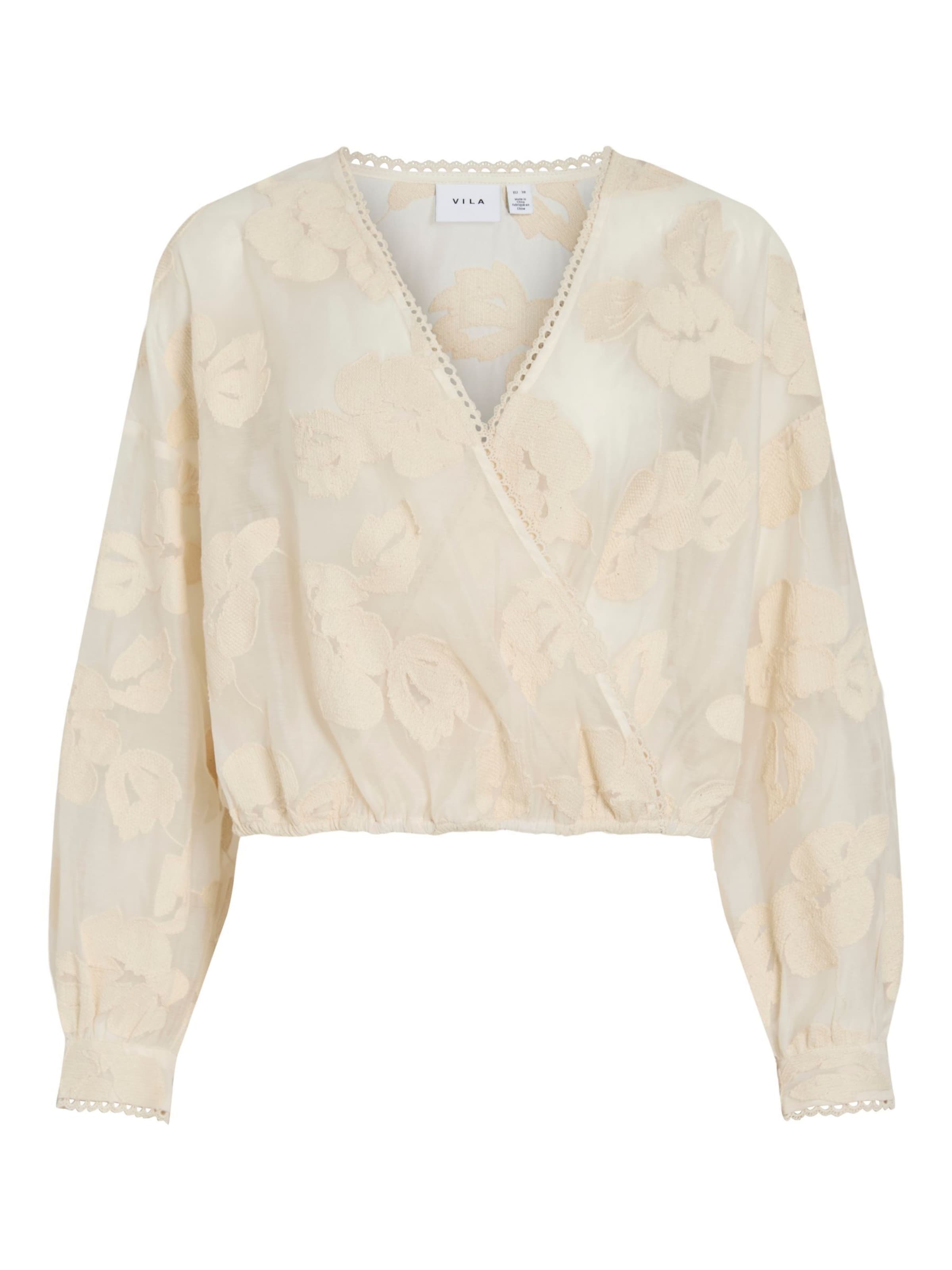 VILA Blouse 'VIEbba' in Beige: front