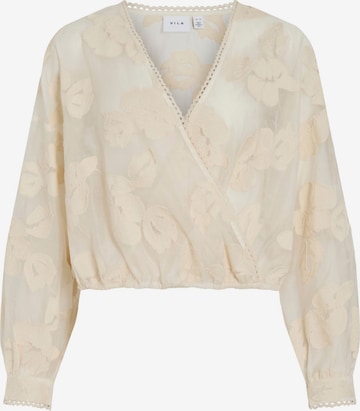 Camicia da donna 'VIEbba' di VILA in beige: frontale