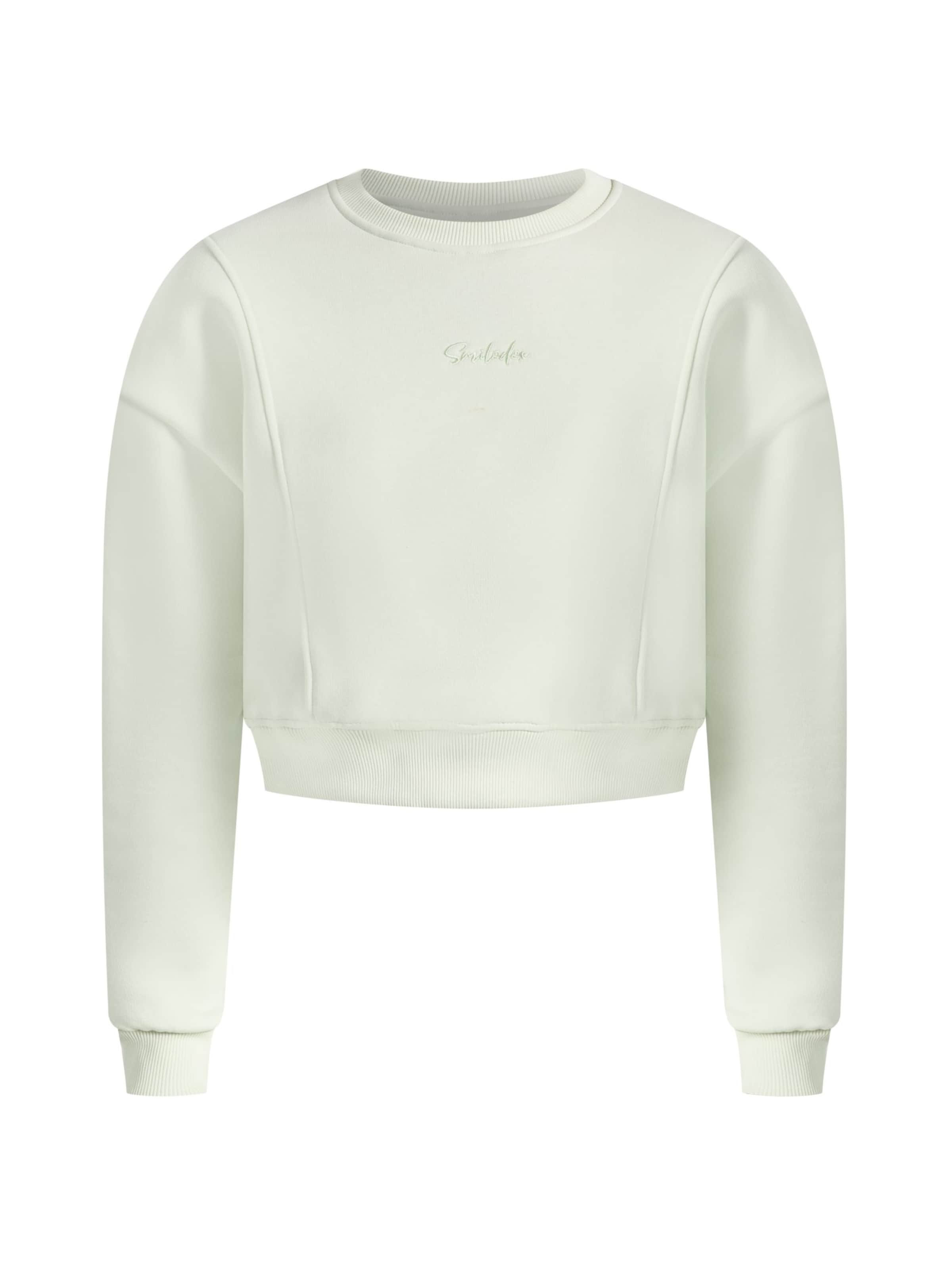 Smilodox Sweatshirt 'Siana' in Groen: voorkant