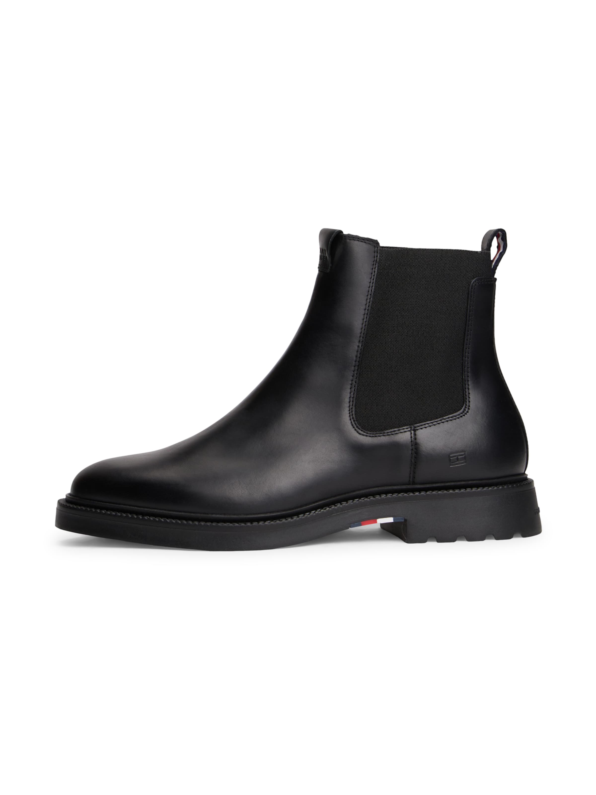 TOMMY HILFIGER Chelsea Boots in Schwarz: Vorderseite