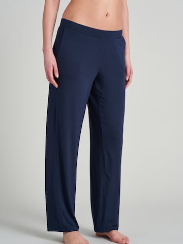 SCHIESSER Pajama Pants ' Mix+Relax ' in Blue