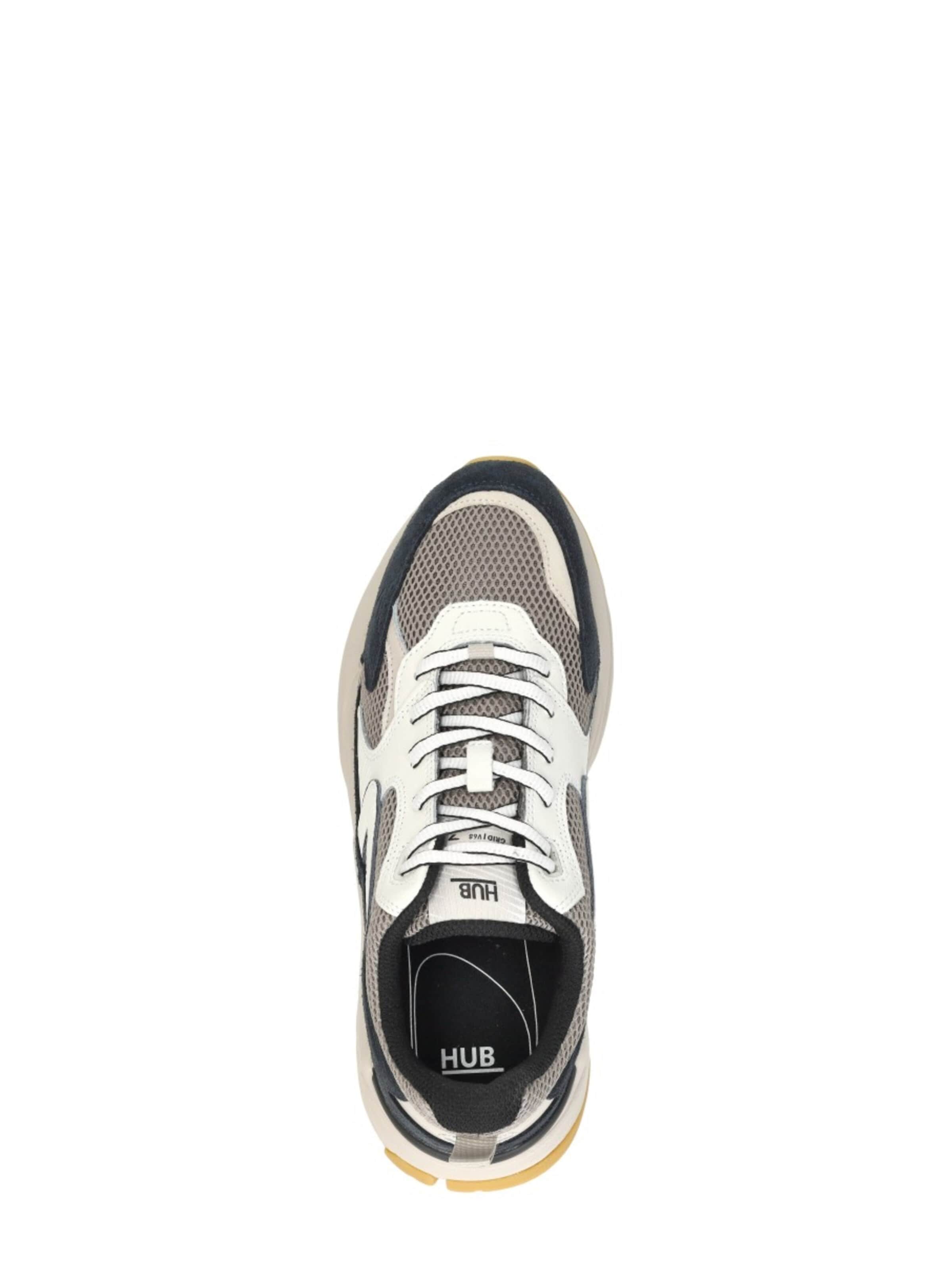 Baskets basses 'Grid' HUB en bleu