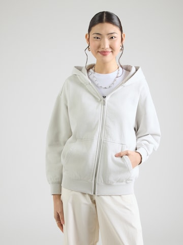 Pegador Sweatjacke 'BINCHE' in Grau: Vorderseite