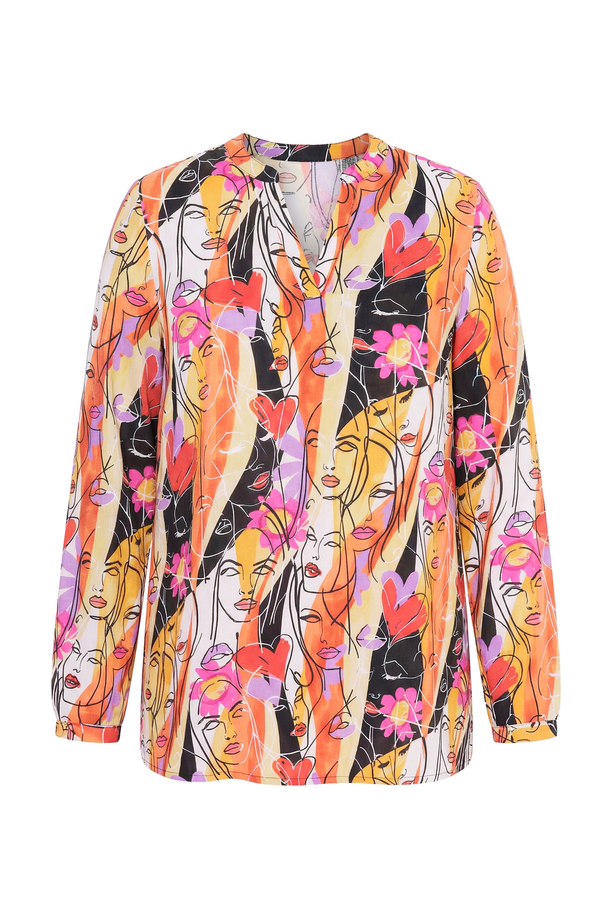 MIAMODA Blouse in Mixed colours: front
