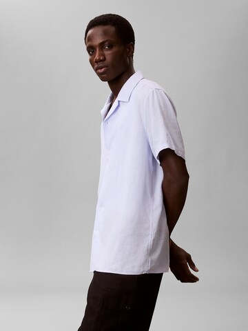 Regular Chemise Calvin Klein en bleu