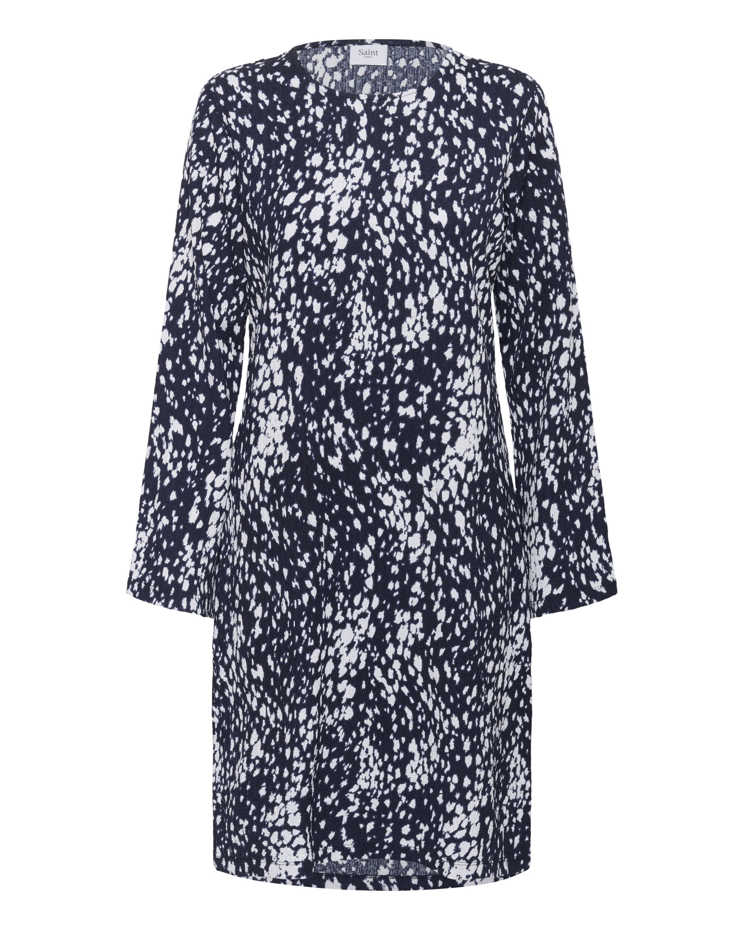 SAINT TROPEZ Jurk 'SZIlyssa' in Blauw: voorkant